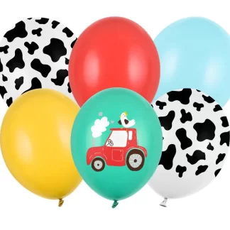 Farm Assorted Balloons - 12" Latex (6ct)