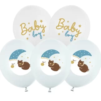 Baby Boy Mix Balloons - 12" Latex (6ct)