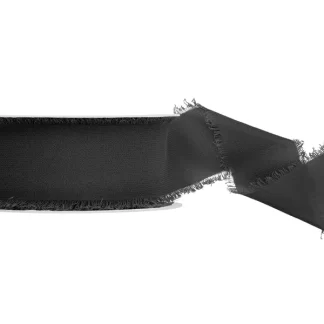 Black Chiffon Ribbon - (40mm x 10m)