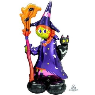 Scary Witch Halloween Airloonz Balloon - 55" Foil