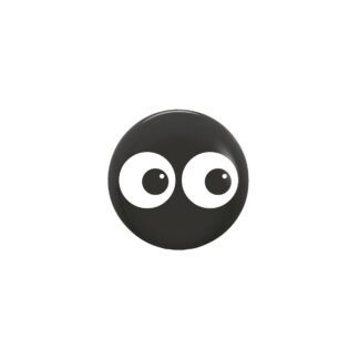 Double Eyes Black Halloween Balloons - 5" Latex (50ct)