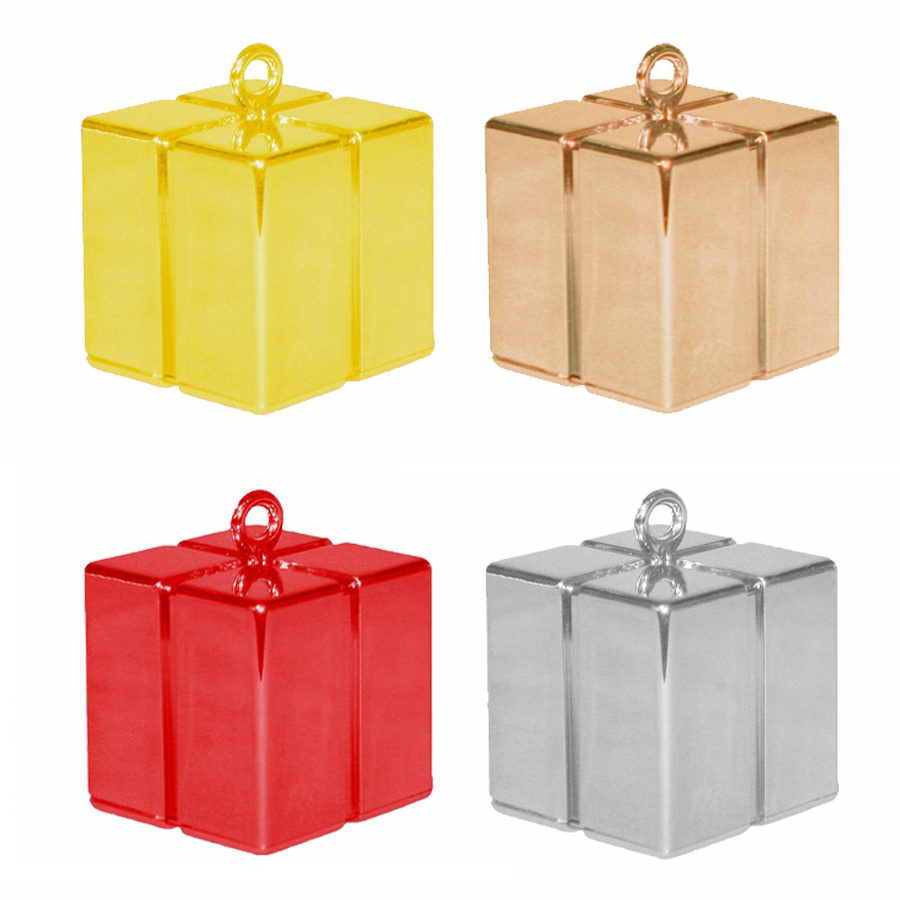 Gift Box Balloon Weights - 120g (10ct)