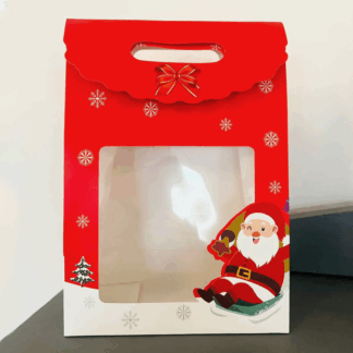 Christmas Display Gift Bag - 27x19x8cm (1ct) - Perfect for elf Arrival