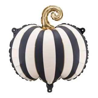 Halloween Striped Pumpkin Balloon - 15.5" Foil