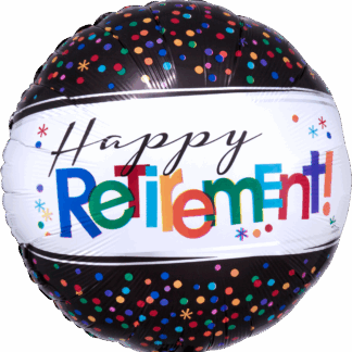 Official Retirement Balloon - 18" Foil
