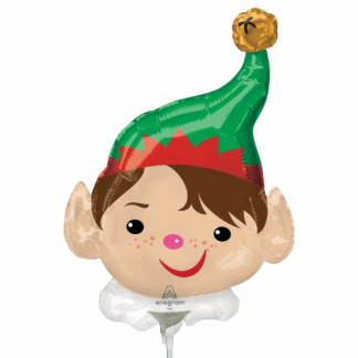 Mini Christmas Adorable Elf Air-Filled Balloon – 14" Foil
