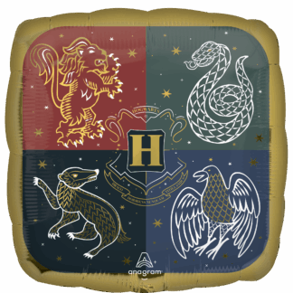 Harry Potter Hogwarts Crest Balloon - 18" Foil