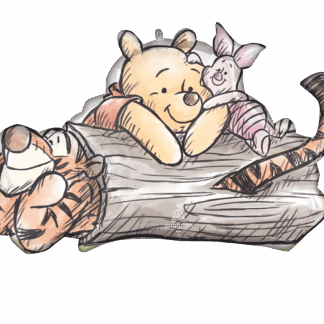 Winnie The Pooh Shape Balloon - 31" Foil