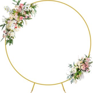 Gold Round Frame - 180cm
