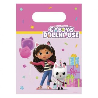 Gabby's Dollhouse Party Loot Bags - (4ct)