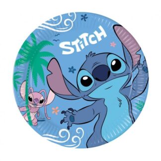 Stitch & Angel Paper Plates - 23cm (8ct)