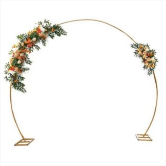 Gold Rounded Arch Frame - 240x210cm