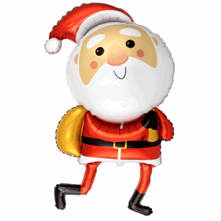 Happy Santa Christmas Shape Balloon - 44" Foil (Unpackaged)