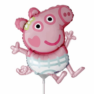Mini Evie Pig Shape Air-Filled Balloon (126) – Foil