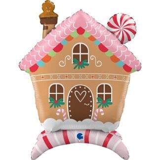 Gingerbread House Stand-Up Balloon - 30" Foil