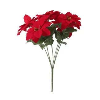 Small Poinsettia Flower Bouquet- (38cm)