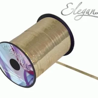 Holographic Gold Curling Ribbon - (5mm x 228.6m)