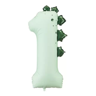 Dinosaur Number 1 Balloon - 36" Foil