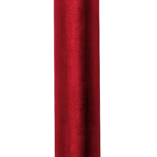 Red Plain Organza - (0.16x9m)