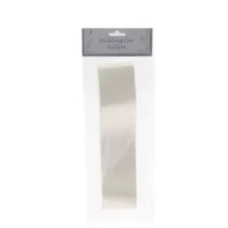 Ivory Wedding Car Ribbon - (2" x 9m)