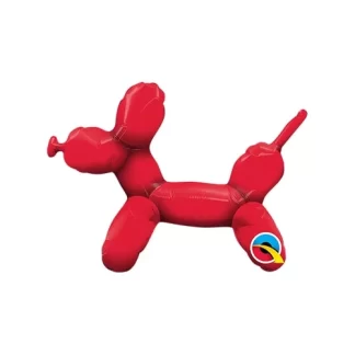 Mini Red Balloon Dog Air-Filled Balloon (75)  – 14" Foil