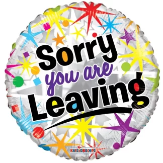 Sorry You Are Leaving Balloon - 18" Foil