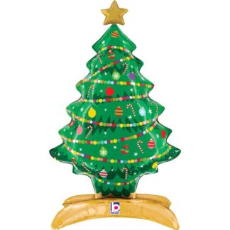 Christmas Tree Stand-Up Balloon - 32" Foil