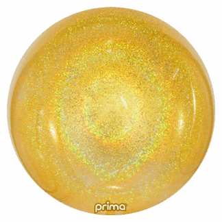 Gold Glitter Filled Sphere Bubble - 20″ Balloon