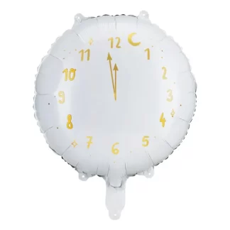 Happy New Year Clock Balloon - 18" Foil