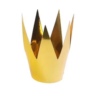 Gold Party Crowns - 5.5cm (3ct)