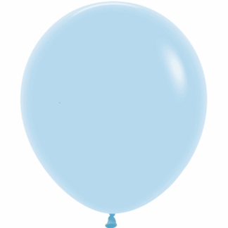 Pastel Matte Blue 640 Balloons - 18" Latex (25ct)