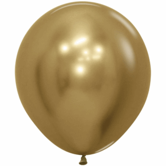 Reflex Gold 970 Latex Balloons 18"- (15ct)