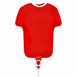 Mini Red Sports Shirt Air-Filled Balloon - 11" Foil (Packaged)