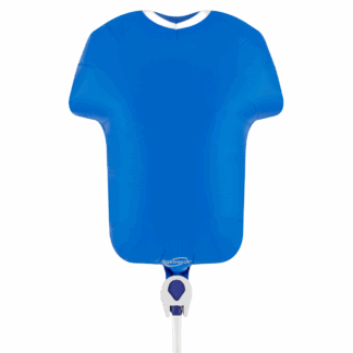 Mini Blue Sports Shirt Air-Filled Balloon - 11" Foil (Packaged)