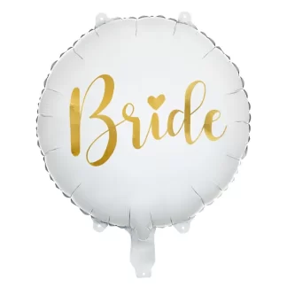 Bride White Balloon - 18" Foil
