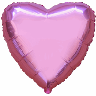 Light Pink Heart Balloon - 18" Foil