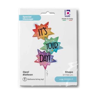 Opal It's Your Day Shape Balloon - 51" Foil
