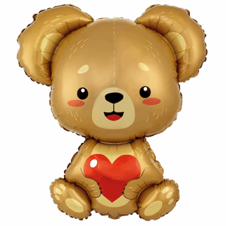Love Bear Balloon - 33" Foil