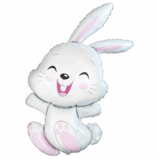 White Bunny Rabbit Balloon - 44" Foil (Unpackaged)