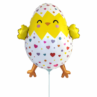 Mini Happy Chicken Shape Air-Filled Balloon – 11" Foil
