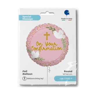 Pink On Your Confirmation Balloon - 18" Foil