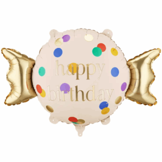 Happy Birthday Candy Balloon - 24" Foil