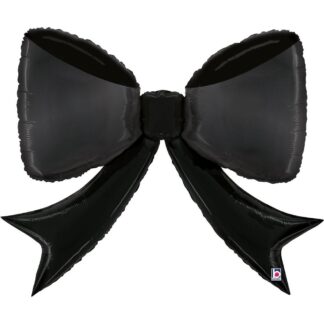 Black Bow Shape Balloon - 41" Foil