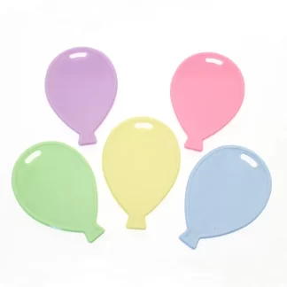 Assorted Pastel Balloon Shape Balloon Weights - (50ct)
